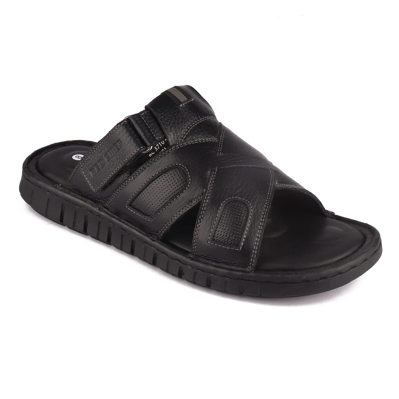 Red Chief Slipper for Men Black (B09MZJPXZN) Amazon Price History, Amazon Price Tracker