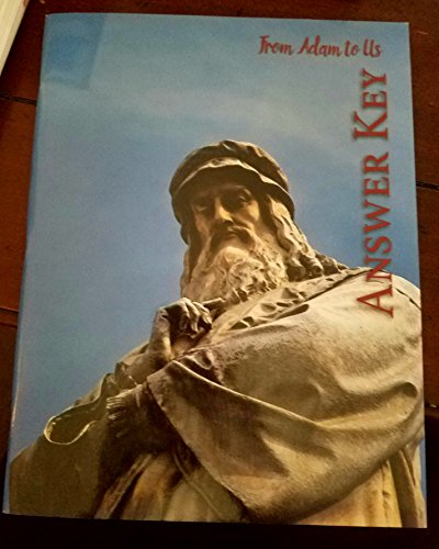 From Adam to Us Answer Key