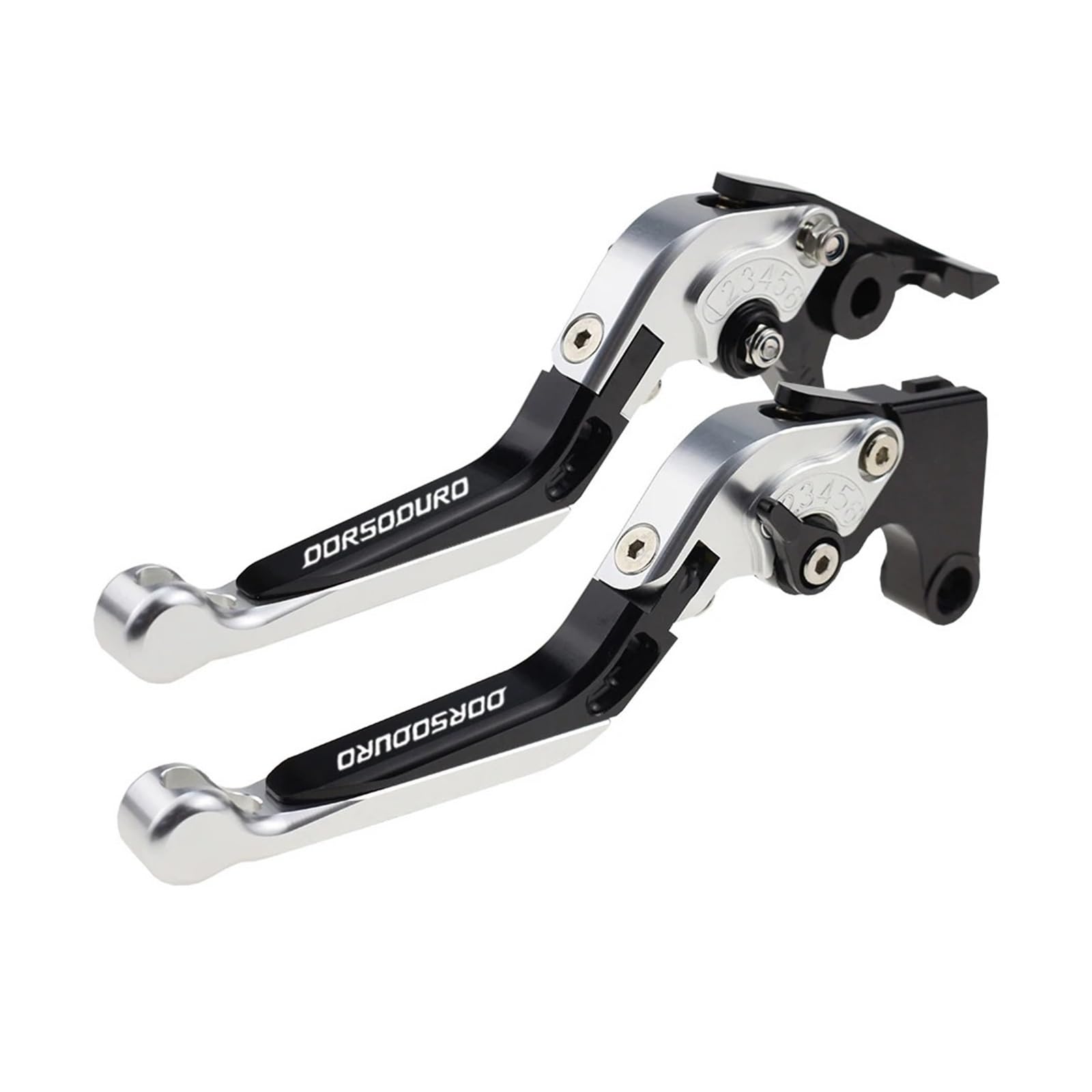 Yxbswbjd 45 Aluminum Alloy Folding Brake Lever For Dorsoduro1200 Motorcycle Folding Extendable Brake Clutch Levers(45)