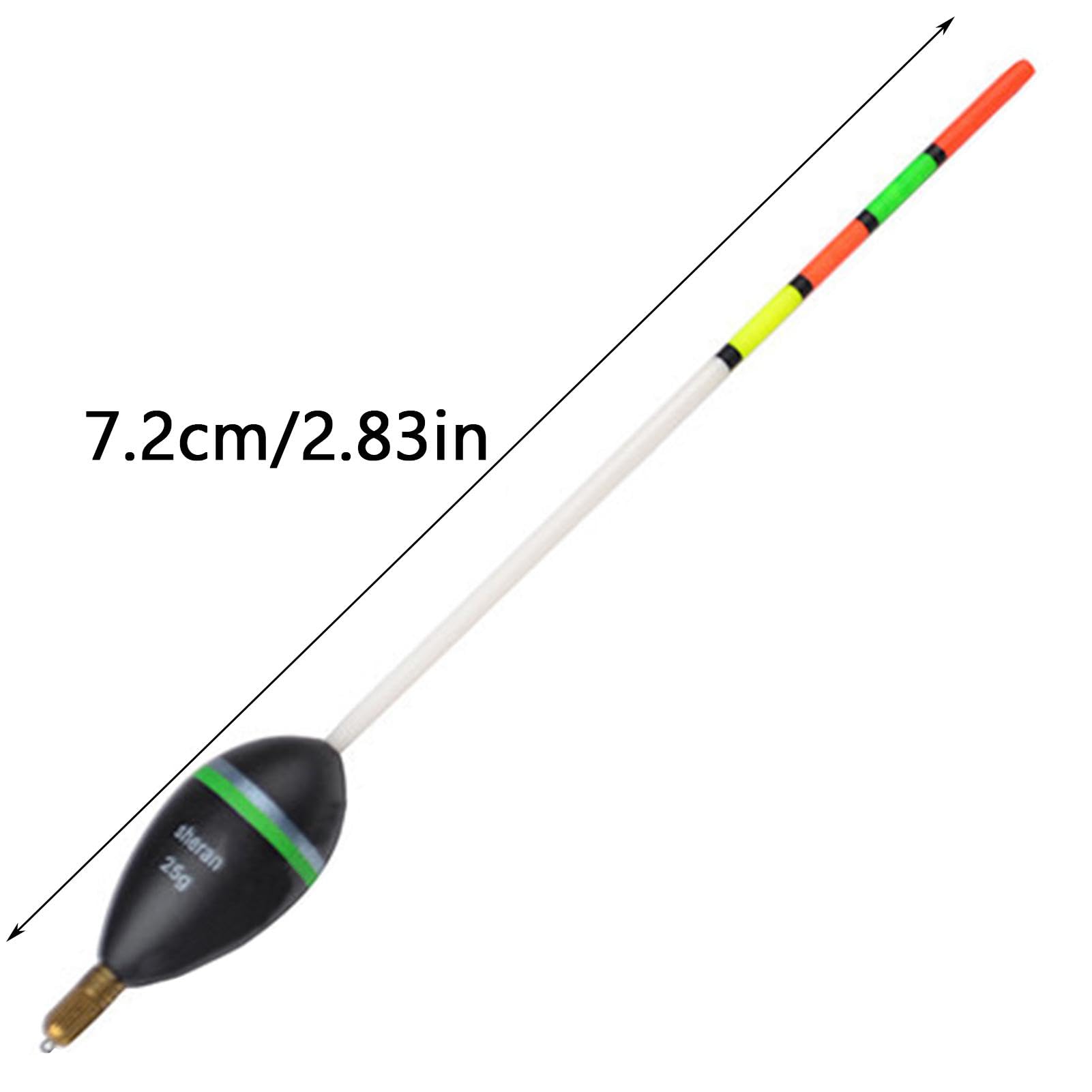 FASPLORE Kit Galleggianti Da Pesca A Uovo In EVA – 6 Bobber Da 14g O 28g Con 10 Bastoncini Luminosi – Alta Visibilità Giorno E Notte