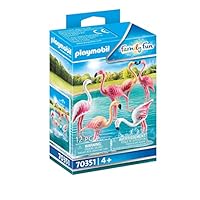 Playmobil 70351 Family Fun Flock of Flamingos, Fun Imaginative Role-Play, PlaySets Suitable for Children Ages 4+