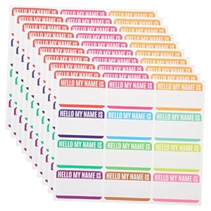 HOMSFOU Namensaufkleber Leer Adressetiketten 1 Satz