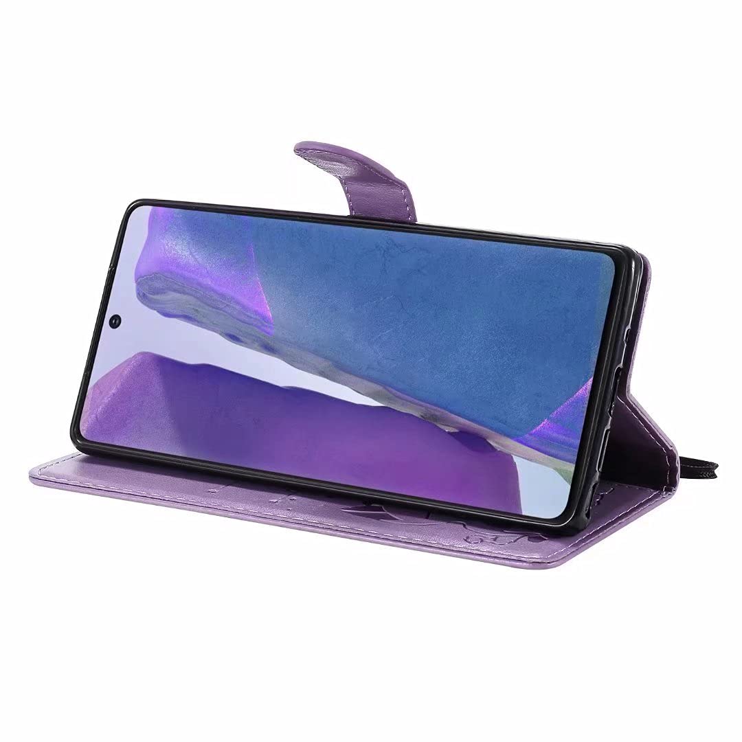 Leder-Flip-Hülle Für Oppo A38 / A18 4G – Mit Standfunktion, Kartenfach Und Magnetschnalle, Schwarz