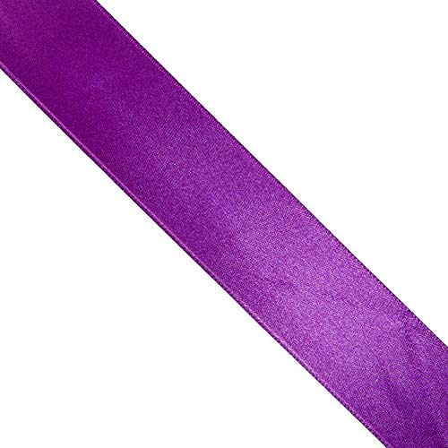 Kit Face Simples Fita de Cetim, Roxo, 50mts