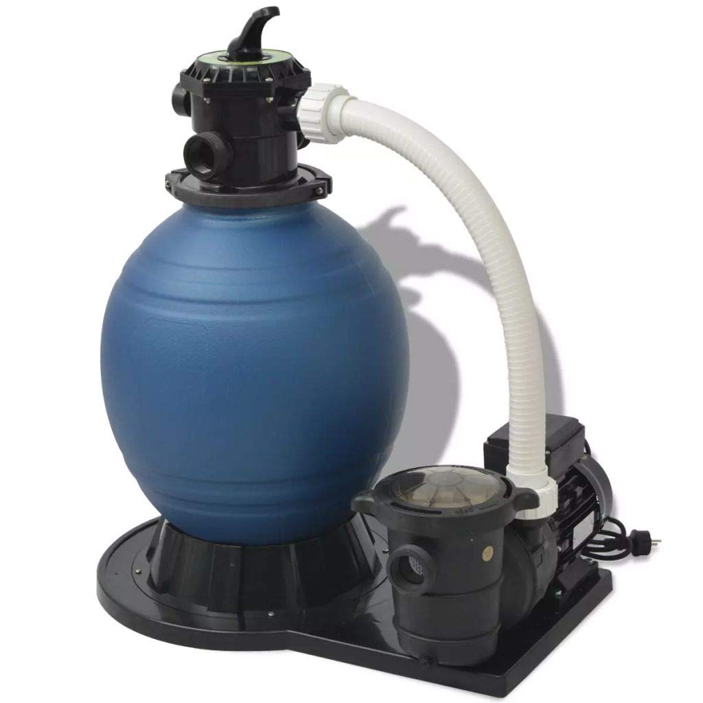 Festnight 2 Unidades Filtro de Arena para Piscina,Depuradora de Agua para Piscina,Bomba Filtro de Arena,Depuradora Piscina 1000 W 16800 l/h XL