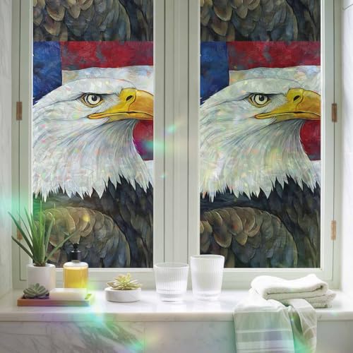 Vinilo decorativo para ventana con diseño arcoíris 19.6x39.3 in miniatura 6