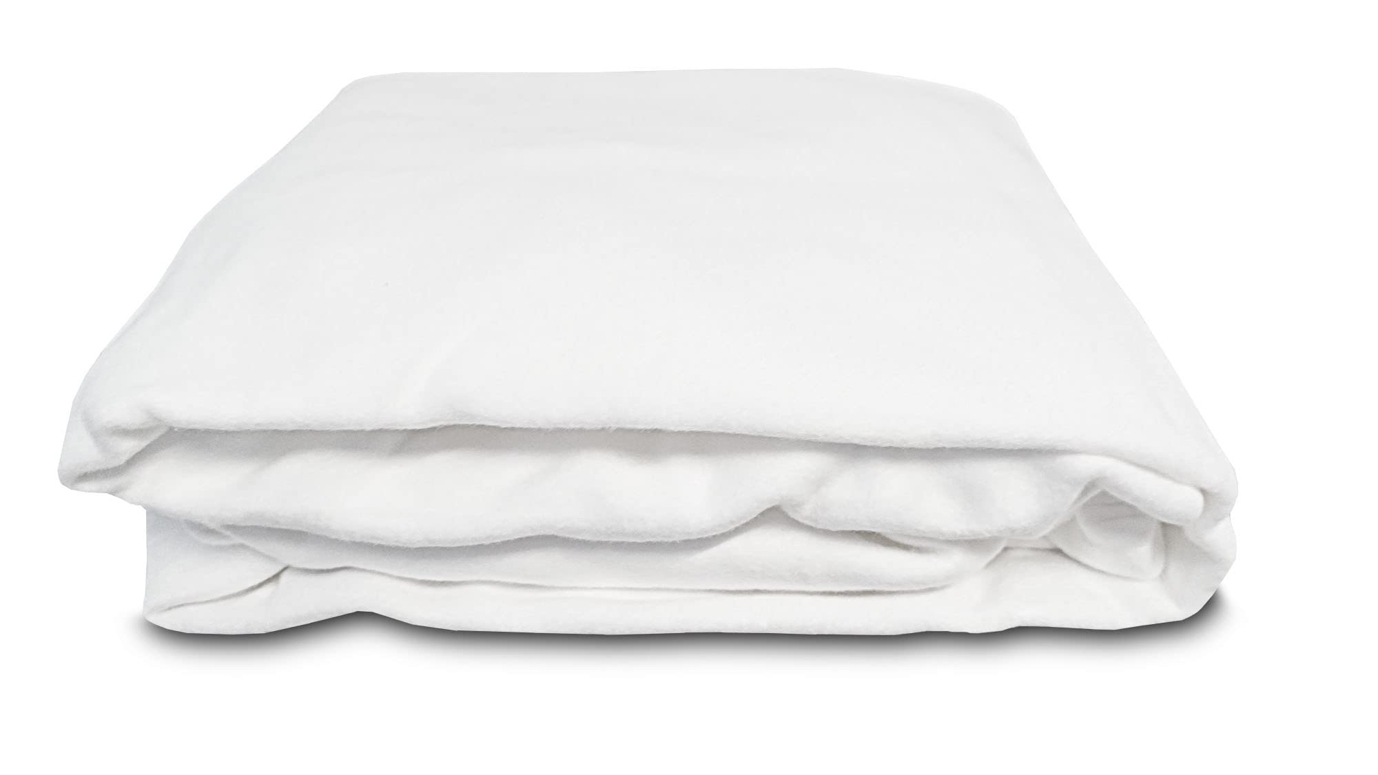 Confezioni Giuliana® Mollettone Salvatavolo Rotondo Diametro 180 | Sottotovaglia Proteggi Tavolo, Made in Italy, Cotone Bianco, Tutte le Misure