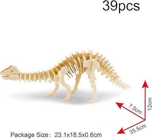 Miniatura 4 de Georgie Porgy Rompecabezas de madera 3D para niños, juguetes de construcción de madera, kits de rompecabezas de modelo de bricolaje, regalos de