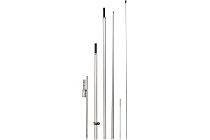 LookOurWay 13ft Flag Pole Kit with Swooper Banner Stand Outdoor Swivel Ground Base