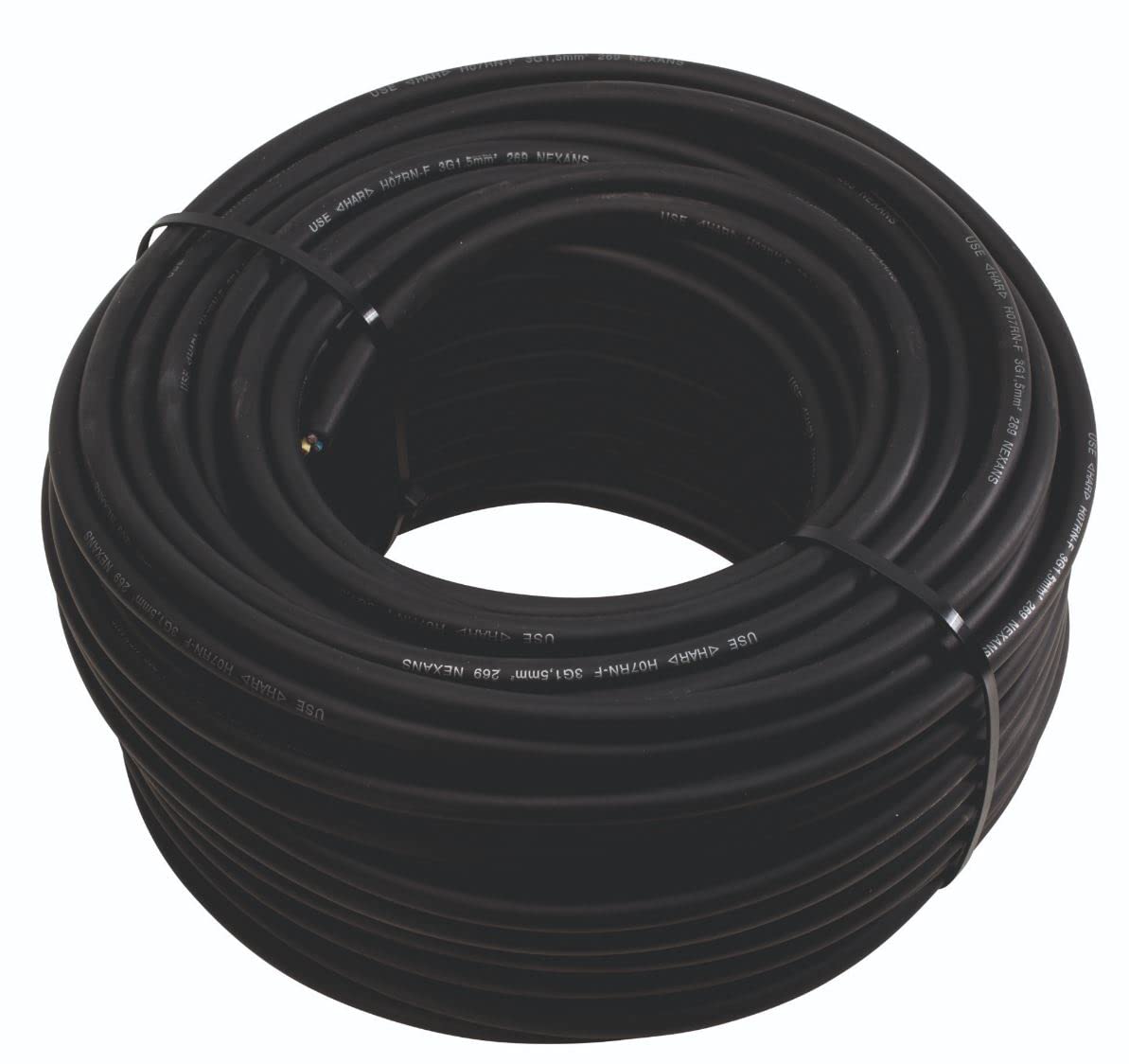 HO7RN-F Heavy Duty Flexible Rubber Cable - Indoor/Outdoor (1X2.5mm, 10 Meters)