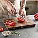 James.F End Grain Cutting Boards, Wooden Cutting Board for Kitchen with Side Handles, Acacia Wood Butcher Block Chopping Board for Meat Bread (13