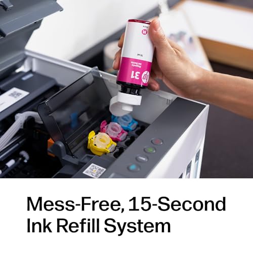HP Smart Tank 5105 All in One Printer | Perfect for Home | Colour | Wireless | Print, Scan, Copy | Refillable, Includes up to 3 Years of Ink | Smart Buttons | Easy Setup | Reliable Wi-Fi - Image 6