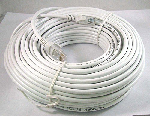 Cable de Red Cat6 RJ45 Ethernet 30.48 m Blanco miniatura 2