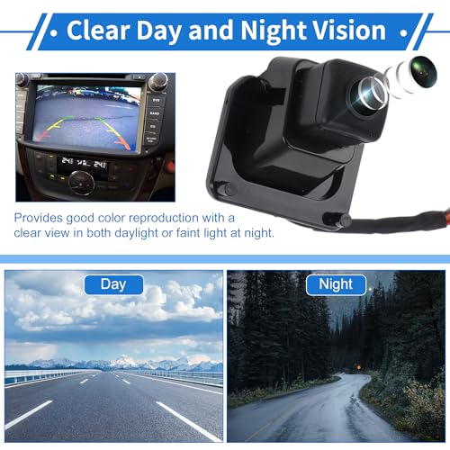 Image of Rear View Camera for Honda CR-V Jazz 2014 2015 2016 2017 License Plate Park Assist Backup Reverse Cam No.39530-T0A-A113-M1 /39530-T5A-003