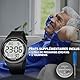 Hearkent 8 Vibrationsalarm, Uhr, Medikamentenerinnerung, große Ziffern, wasserdicht, silber, Minimalist