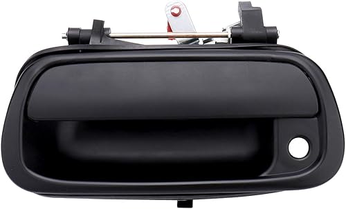 IRONTEK Manija de puerta trasera con cerradura para Toyota Tundra 2000-2006, manija de puerta trasera exterior lisa para Toyota Tundra Pickup