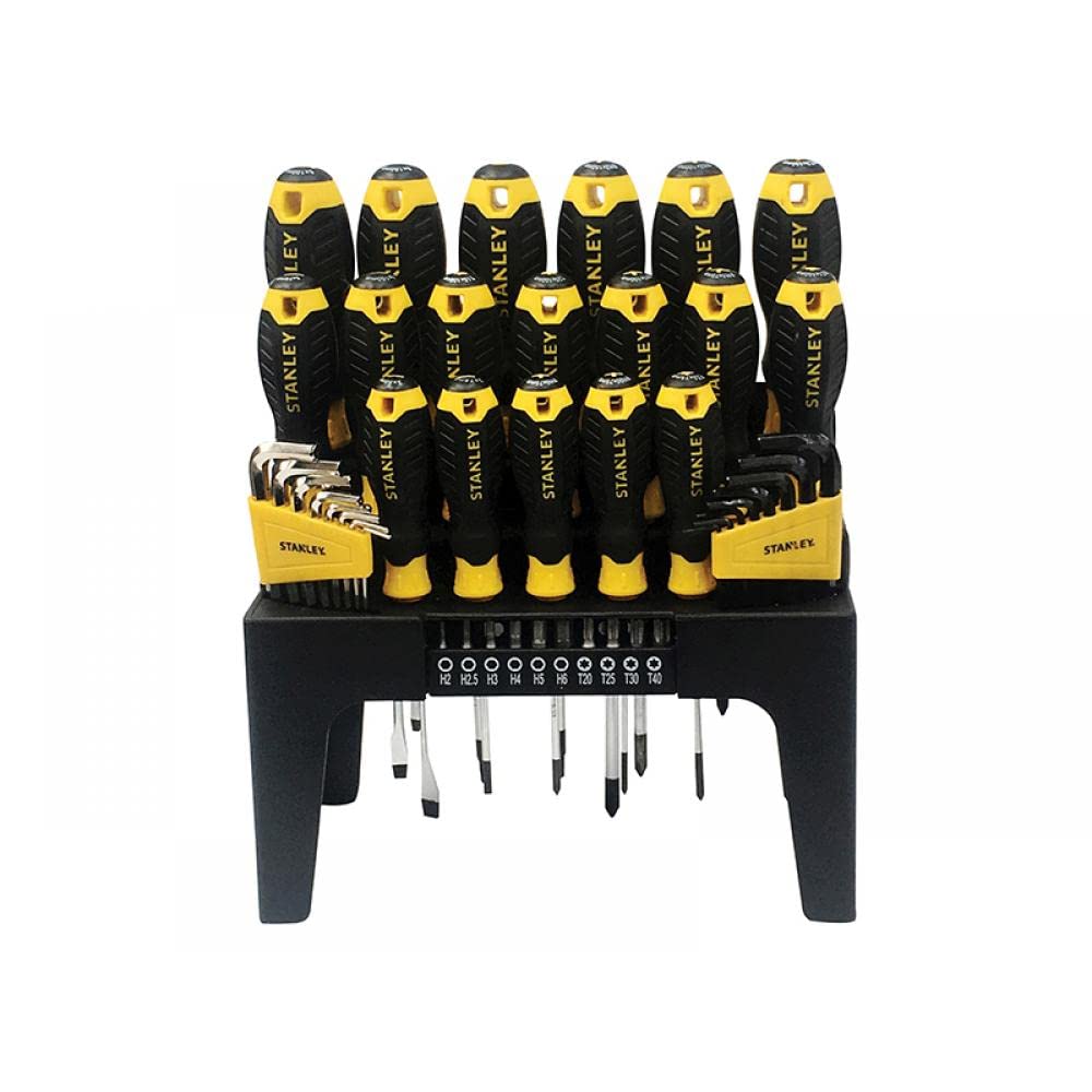 Screwdriver Set in Rack, 44 Piece