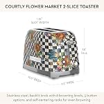 MACKENZIE-CHILDS 2-Slice Toaster, Courtly Flower Market - Image 3