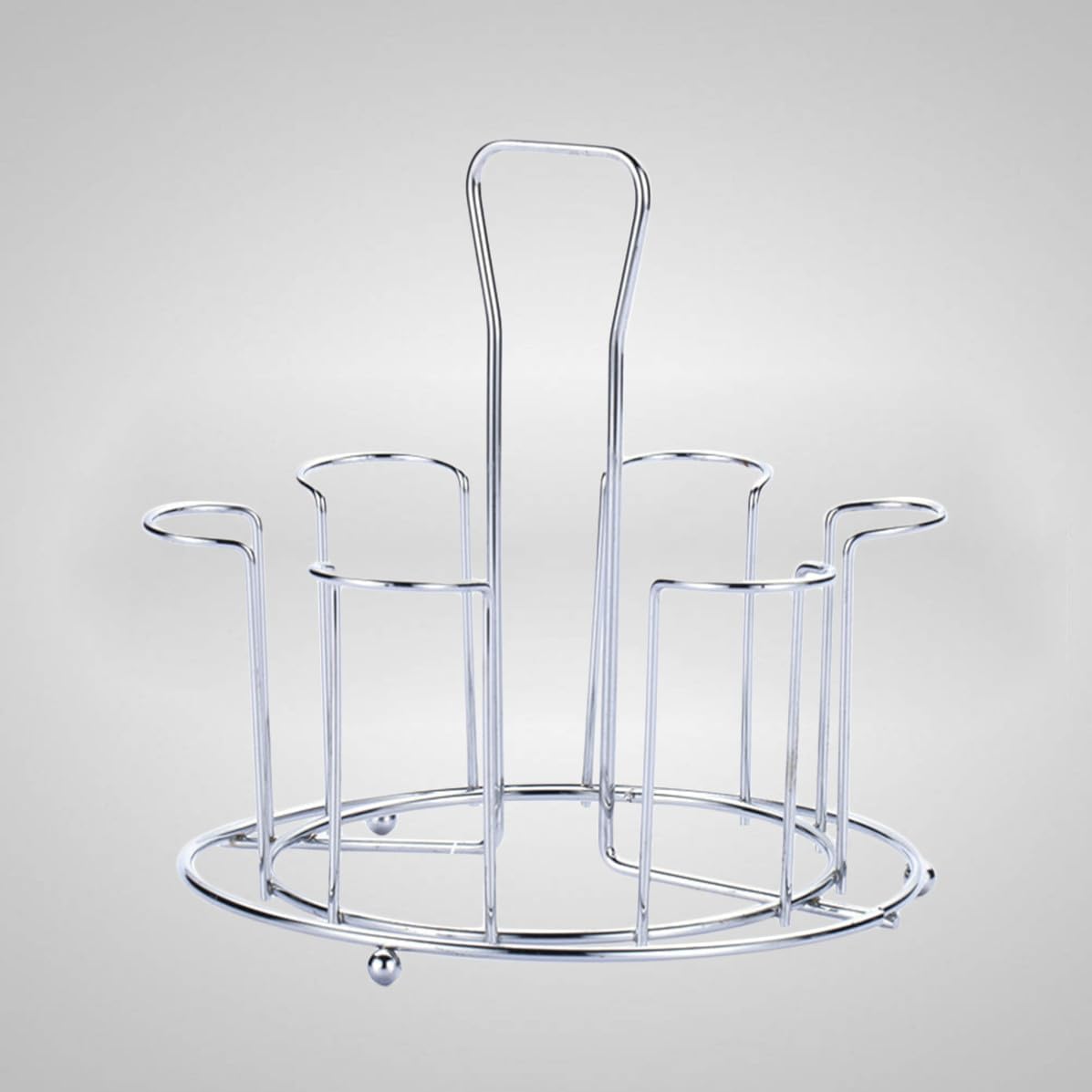 TOYANDONA Upside down Wine Glass Holder Drain Storage Rack Stainless Steel