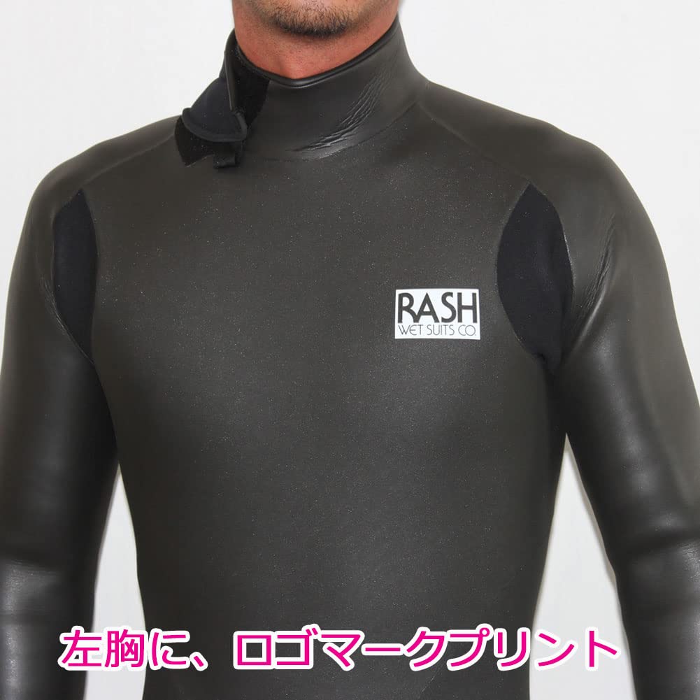 RASH ウェットスーツ フルスーツ ブラック 5mm⁄3mm MLサイズ