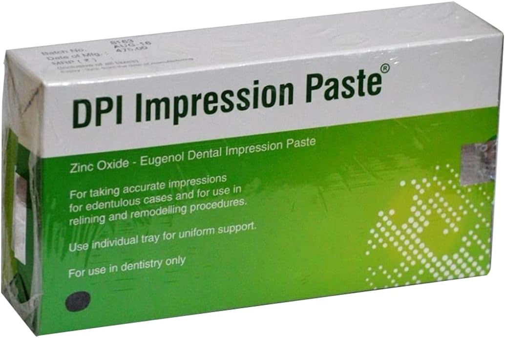 DENTAL IMPRESSION PASTE ZINC OXIDE AND EUGENOL