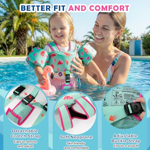 Image of MoKo Toddler Arm Floaties 20-50lbs, Swim Vest Water Wings for Kids Pool