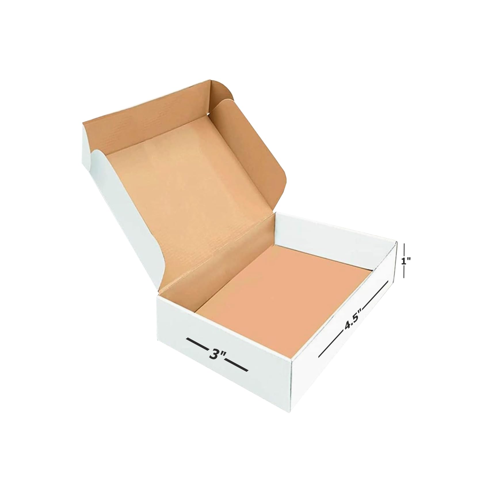 Box Brother 3 Ply White Flap Corrugated Packaging Box Size: 4.5x3x1 Length 4.5 inch Width 3 inch Height 1 inch 3Ply Corrugated Packaging Box (Pack of 100) (B0DF2GD8YG) Amazon Price History, Amazon Price Tracker
