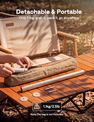Image of Aurzen PowerBase Stand for Boom Air /D1R air /D1 air and Other Projectors | 2-in-1 Power Bank with 25000 mAh Large Capacity Battery, 2H Playtime, Flexible & Portable for Outdoor, Home, Travel, etc