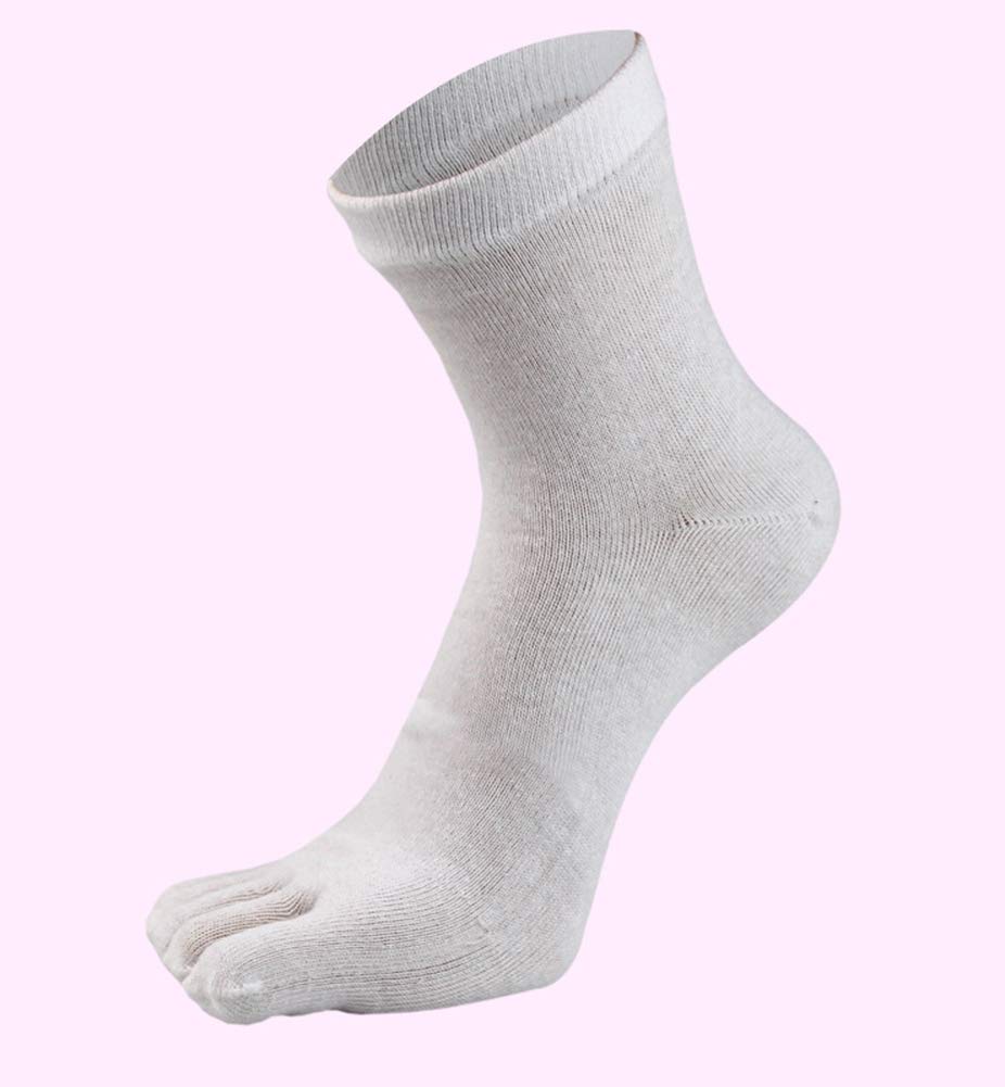 HONOW Women's Low Cut Toe Socks Ankle Cotton Running Socks(Pack of 5/6)