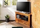 EDLES DESIGN - Der zeitlose Stil macht das robuste TV Board mit seiner Farbe und den Metalldetails zu einem absoluten Hingucker im Wohnzimmer