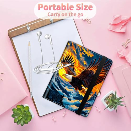 Image of Wedding Albums 4x6 120 Pockets Photos with Strong Elastic Band, Small Mini Albums Sheet Protector Folder for Photos, Album for Family Anniversary Women Men Baby Vacation Gift, Mountain Eagle