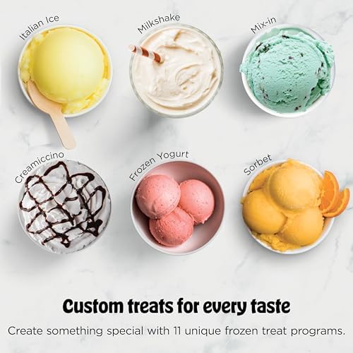 Ninja CREAMi Deluxe Ice Cream Maker | 11-in-1 Create Frozen Desserts, Sorbet, Milkshakes, Yogurt & More | Includes 2 Dishwasher Safe XL 24 Oz. Tubs with storage lids | Silver | NC501 — view 6