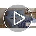 Image of Marrow Lane 300 TC Soft Air Cotton King Size Bedsheet, Bed Sheet for King Size Bed (108x108 Inches) with 2 Pillow Covers | Ultra Soft, Breathable & Durable | Herringbone Arrow Design | Blue