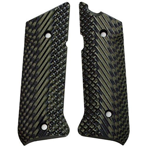 StonerCNC Slash and Burn G10 Grips Will Fit Ruger® Mark III Models Fits MK3 Series Only (OD Green Black)