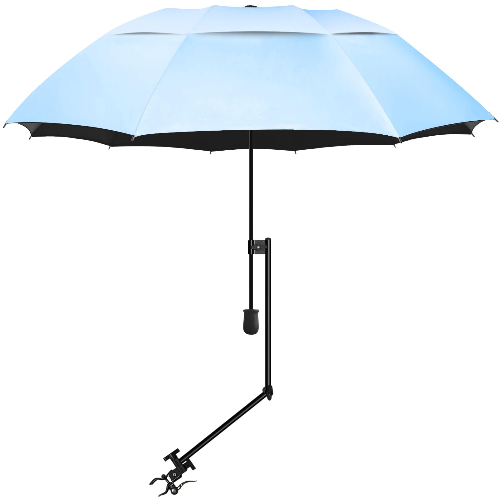 XLINGZA UPF 50+ Beach Umbrella with Adjustable Universal Clamp — image 1