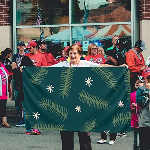 No Applicable QIZI-409A180 Leaf Green Flag Flag 3X5 Ft Decorative Banner Large Outdoor Windward Flags Vivid Color Garden Flag Uv Fade Weather-Resistant Lightweight Banners Flag Home Decor thumb #4