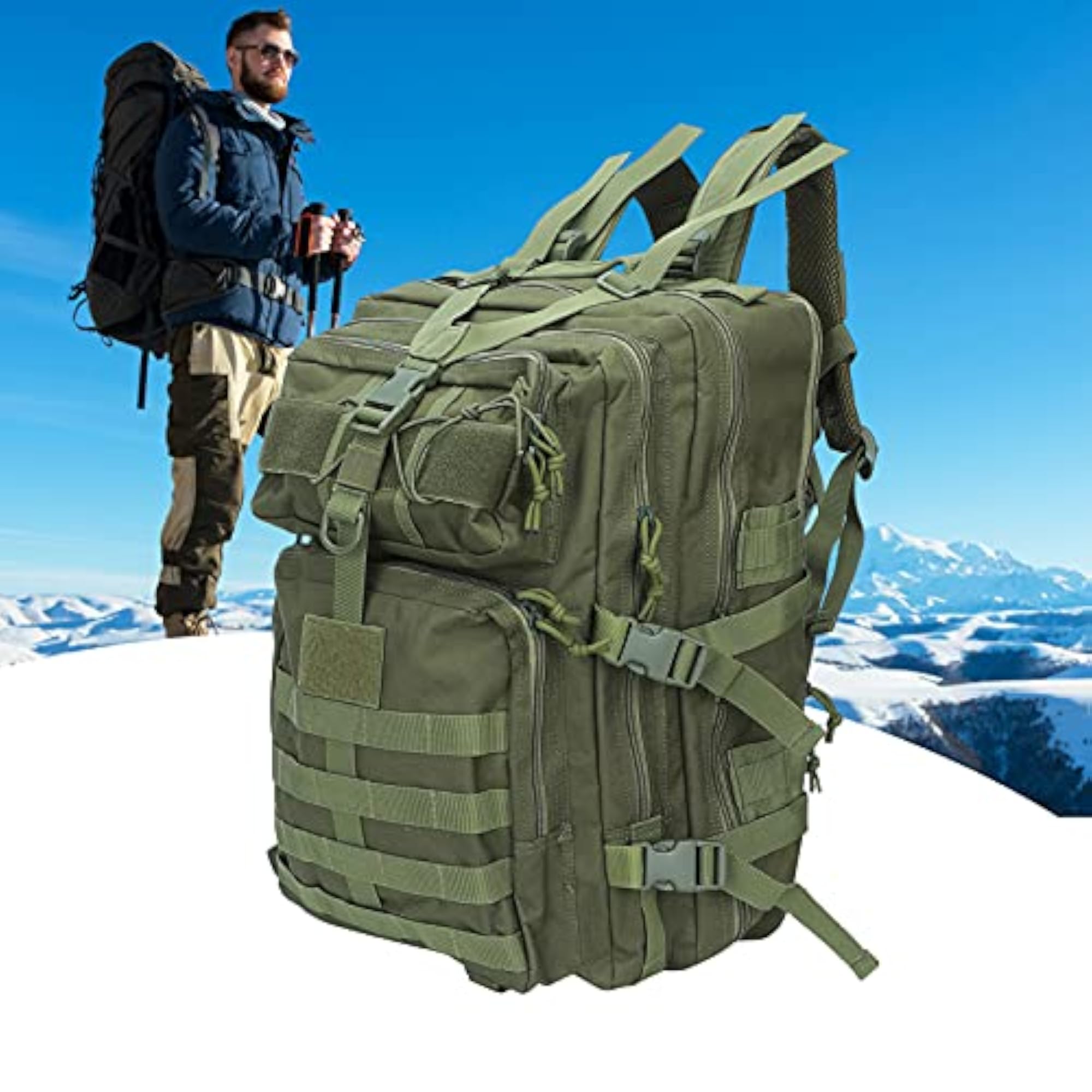 Durable Adjustable Camping Backpack