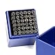 FreeTec 36 Stück Schlagzahlen Set, 3mm Zahlen und Buchstaben Punch Set, Schlagbuchstaben Schlagzahlen Satz, A-Z & 0-9 Schlagstempel Satz für Leder Holz Metall Kunststoff DIY