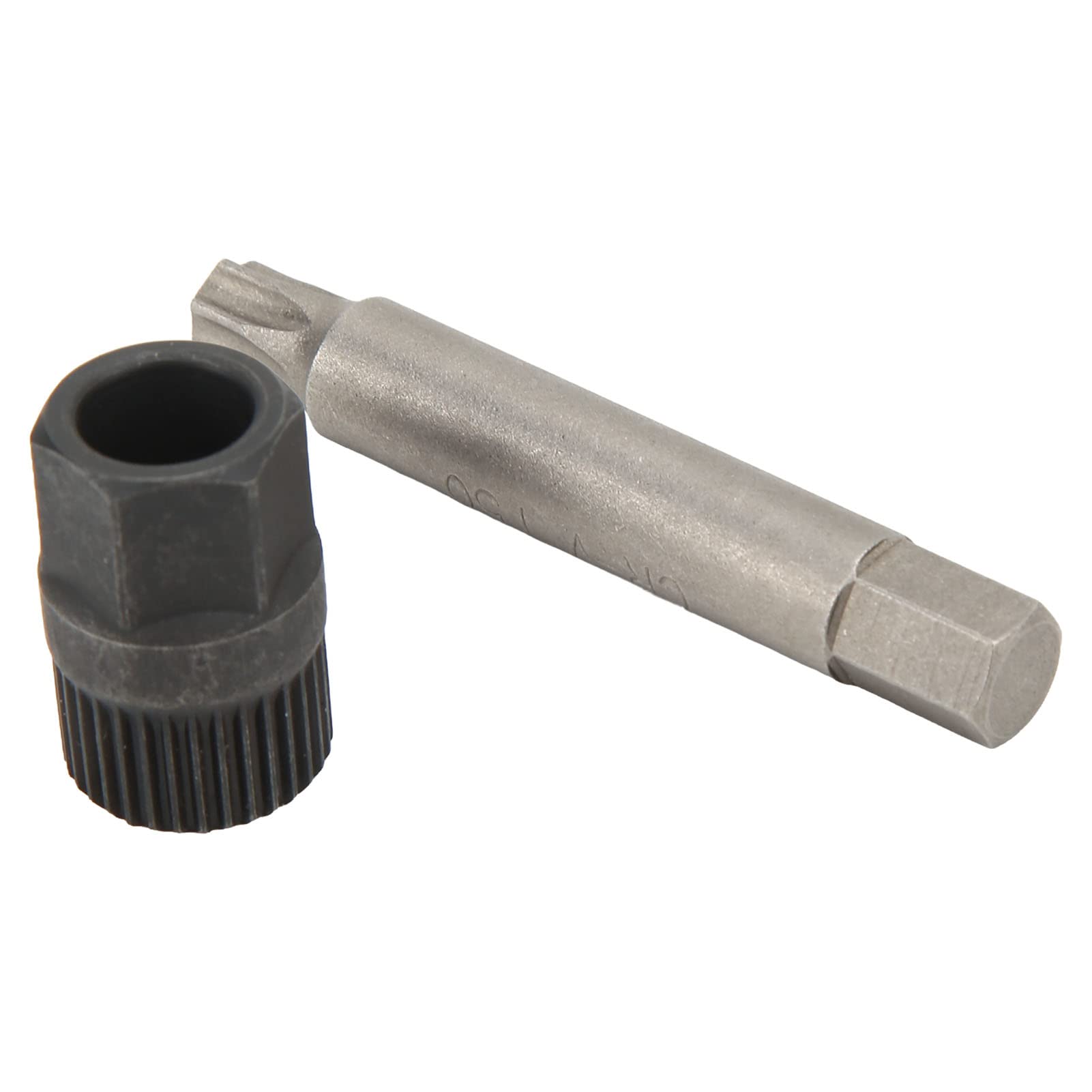 Tbest Kit chiave per puleggia alternatore 33 denti Utensile di rimozione bit trapano per sostituzione alternatori