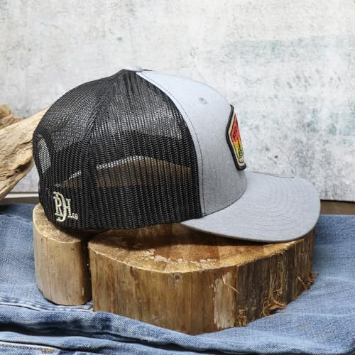 Image of Red Dirt Hat Company Sunset Deer Adjustable Snapback Hat