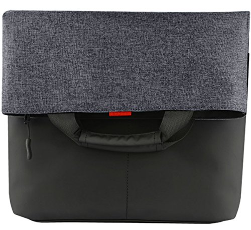 Preisvergleich Produktbild ProCase Laptop-Einkaufstasche Mode Convertible Messenger Umhängetasche Crossbody Handtasche Schule Reise Arbeit Tote, Passt bis zu 15.6 Zoll Laptop Ultrabook Notebook MacBook Chromebook -Schwarz