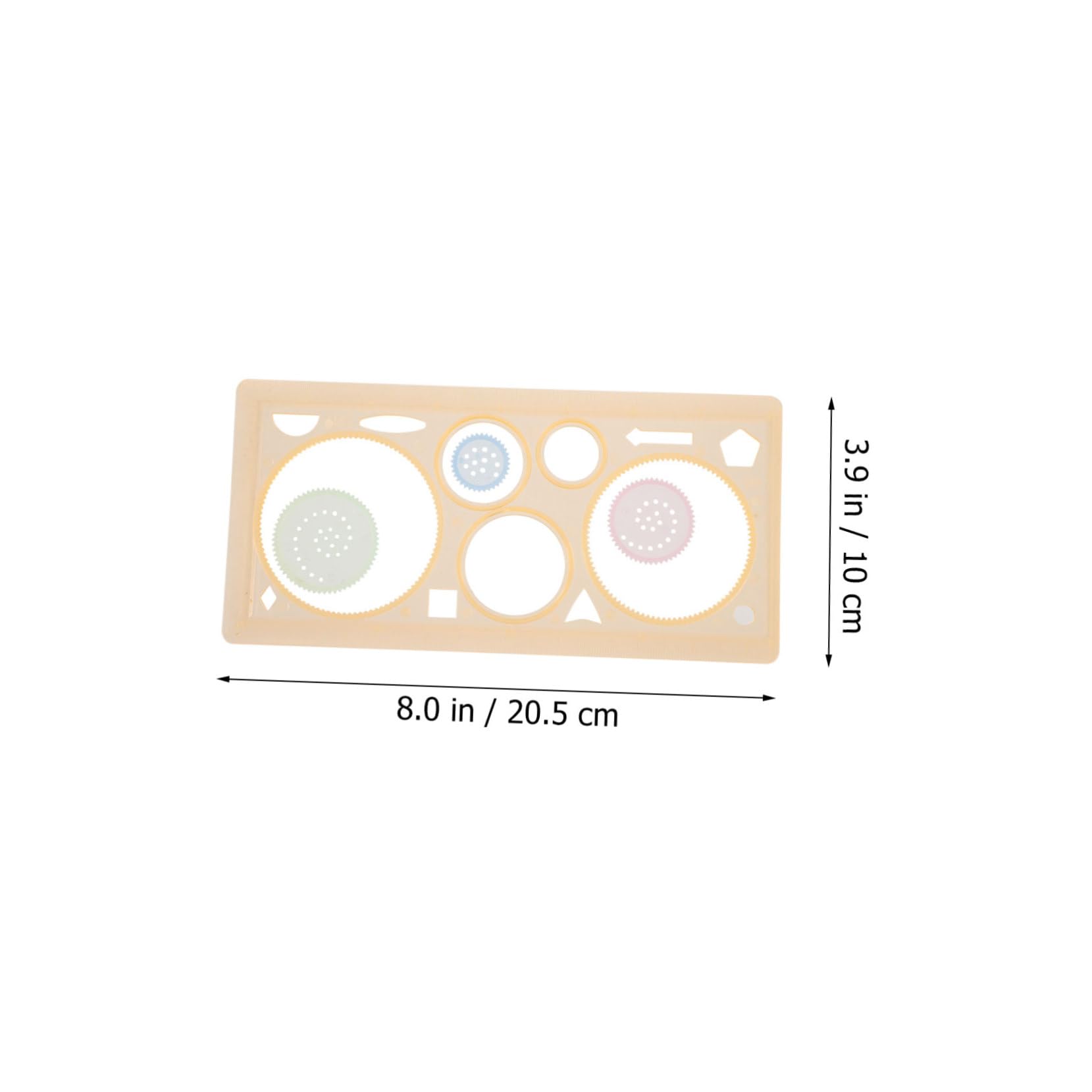 VILLCASE 5 Sätze Zeichenvorlage Lineal Geometrische Zeichenvorlagen Messen Von Geometrielinealen Malformen Das Zeichenwerkzeug Zeichenlineale Für Künstler Malvorlagen Funktional 10 Stück * 5