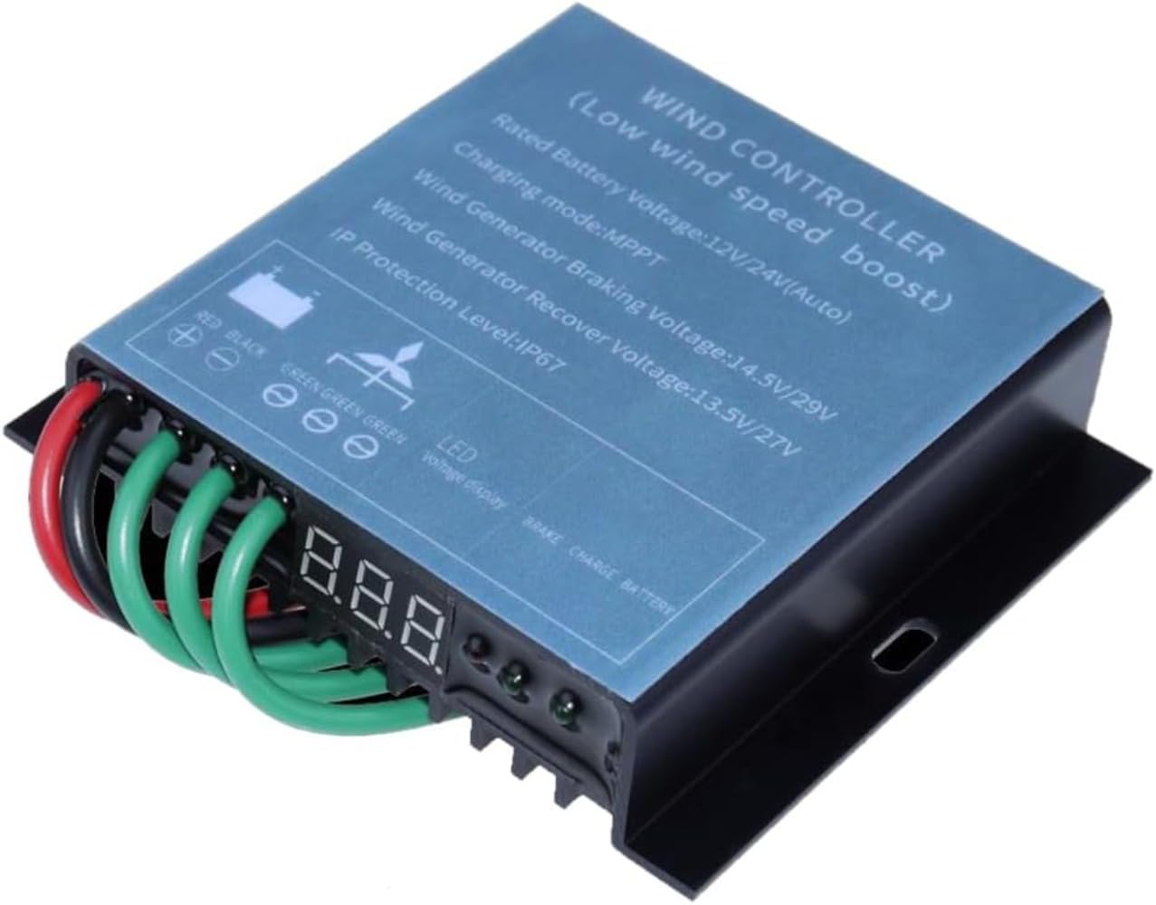 Kontroler energii wiatrowej, generator ładowania turbiny wiatrowej do systemu zasilaczy wiatrowych i DC, DC 12 V/24 V, IP67, wodoodporny (800 W)