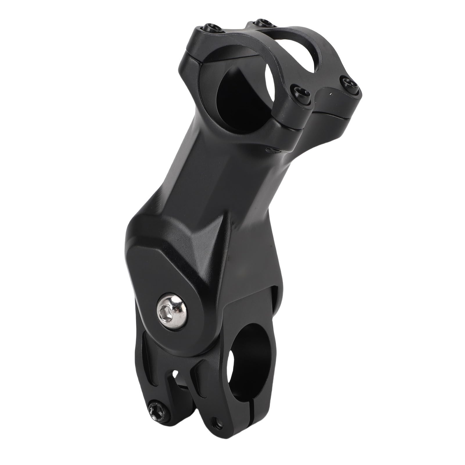 AMONIDA Wspornik Rowerowy 31,8 Mm, Czarny Stop Aluminium Amortyzujący Wspornik Kierownicy Rowerowej z łatwym Montażem, do Roweru Górskiego Szosowego