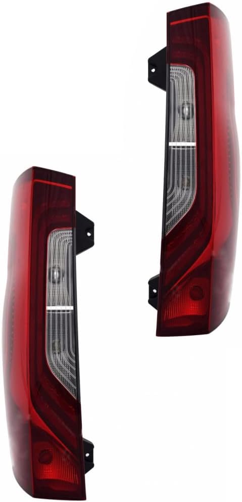 KarParts360 For Mercedes-Benz Sprinter 1500/2500/3500 2019 2020 2021 2022 Tail Light Driver and Passenger Side | Pair | LED | Replacement For MB2800166, MB2801166 | 9108205400, 9108205500