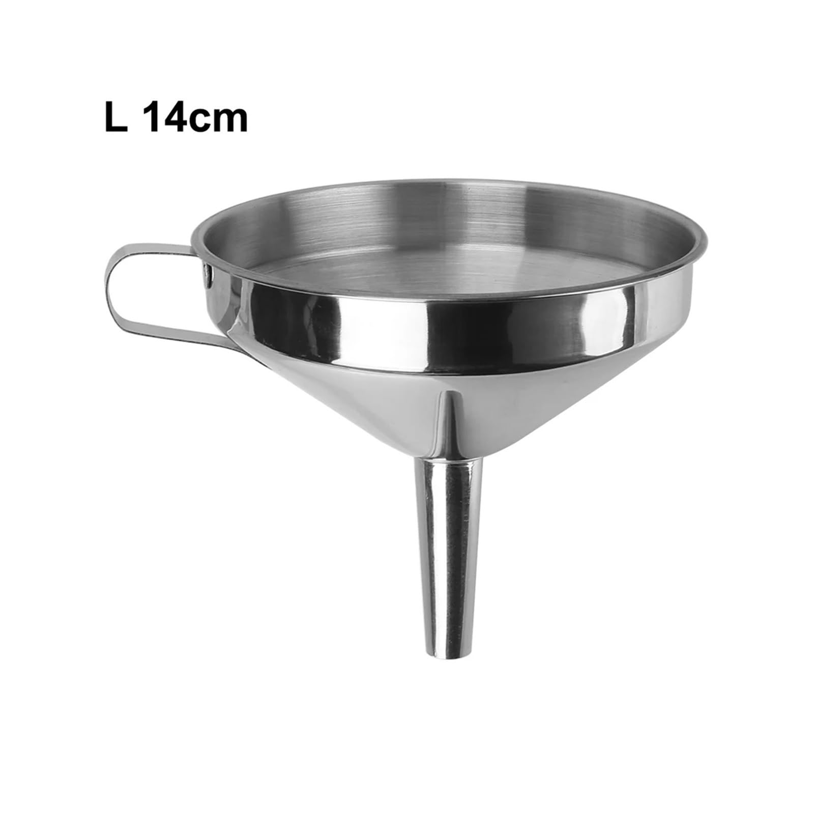 Embudo de petaca Embudo de Cocina con Filtro Desmontable Barra Vino Cerveza Aceite Frasco Embudo Boca Ancha embudos Acero Inoxidable(10CM)