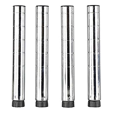 Regal Altair 74''H Chrome Wire Shelving Posts | Pack of 4 Posts | NSF Commercial Heavy Duty | Cover