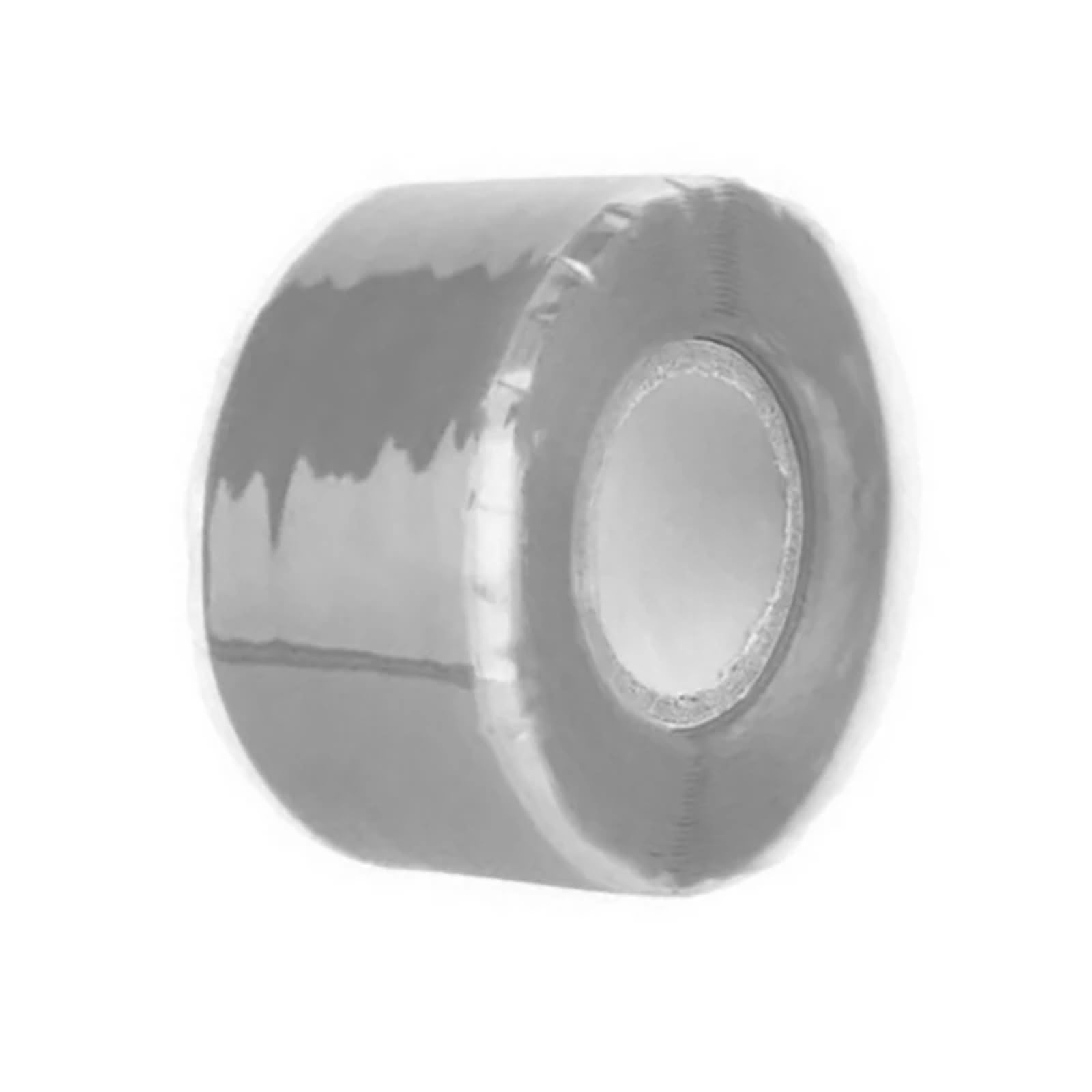 Nastro isolante autofondente in gomma siliconica | Multicolori 12 rotoli 1 pollice x 10 piedi 0,5 mm Utilizzo: riparazione del cavo del radiatore del tubo flessibile(Grey)