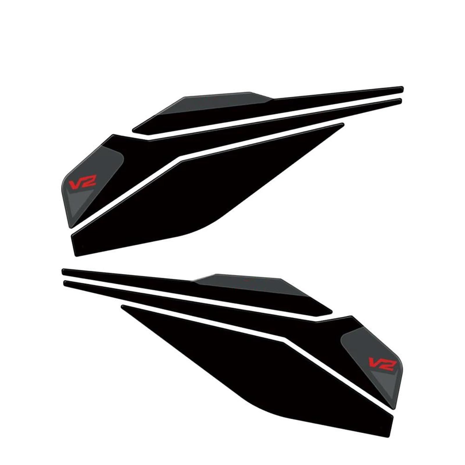 Motorcycle Accessories Fuel Tank Protection Sticker Kit for Panigale V2 for Streetfighter V2-V2S 2025 Fishbone Tank Pad(Color5)