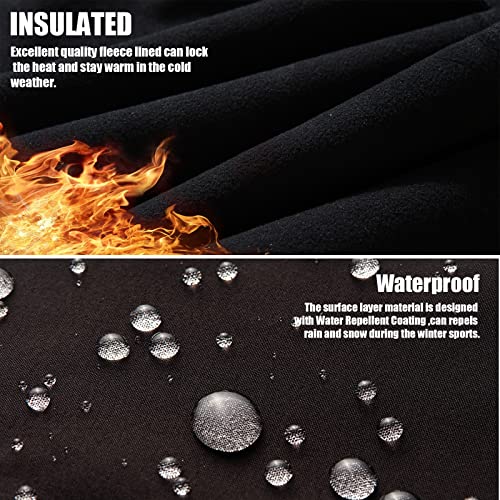 Wulful Kids Waterproof Snow Ski Pants Boys Girls Outdoor Winter Fleece Hiking Insulated Snowboard Pants thumb #4